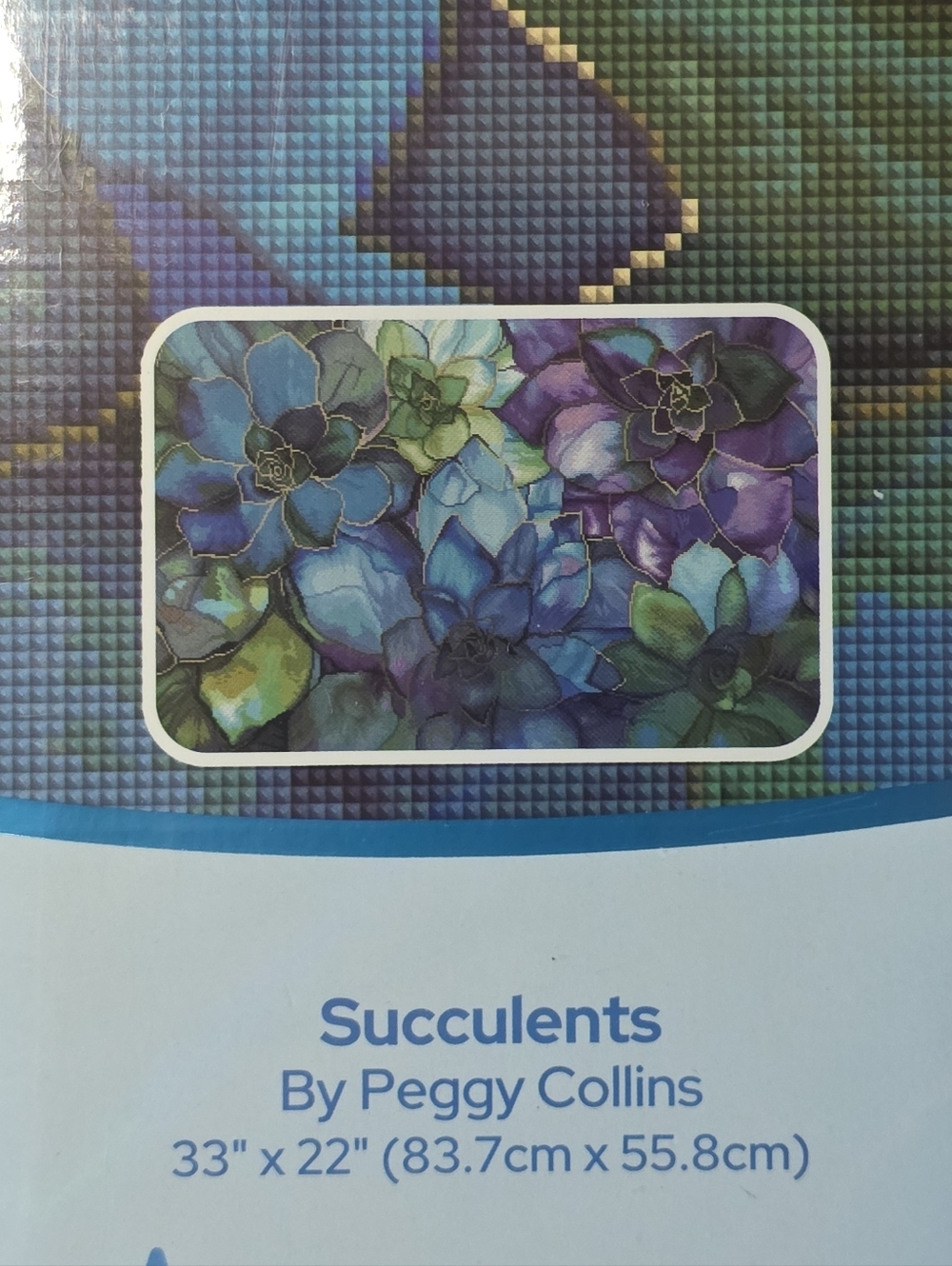 Diamond Art Club Succulents Peggy Collins Diamond Painting Kit New 33" x 22"